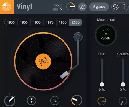 黑胶唱片模拟插件 iZotope Vinyl v1.13.0 R2R Win