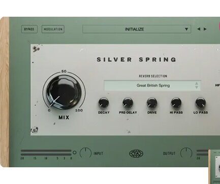 模拟弹簧混响插件 Teletone Audio Silver Spring v1.0.0