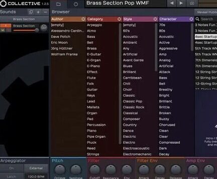 采样合成器 Tracktion Software Collective v1.3.7 + Factory Content R2R Win