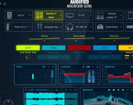 终极设备环境声学模拟插件 Audified MixChecker Ultra v1.0.2 R2R Win