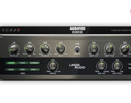 算法混响效果器 Audified Linda IronVerb v1.0.3 R2R Win