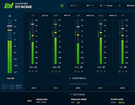 母带多段动态处理插件​ Leapwing Audio DynOne 3 v3.12.7 Win