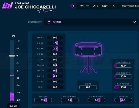 大师签名款鼓声音处理器 Leapwing Audio Joe Chiccarelli v1.2.1 Win