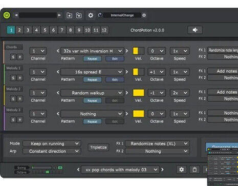 智能MIDI和弦插件 FeelYourSound Chord Potion v2.5.0 R2R