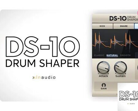 鼓式瞬态成型机 XLN Audio DS-10 Drum Shaper v1.3.5 Mac