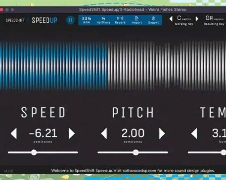 新一代变速变调插件 SottovoceDSP SpeedShift Speedup v2.0.1 Win