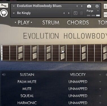 半空心电吉他音源 Orange Tree Samples Evolution Hollowbody Blues v1.2.5