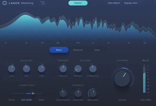 智能母带混音插件 LANDR Mastering Plugin Pro v1.1.22 R2R Win