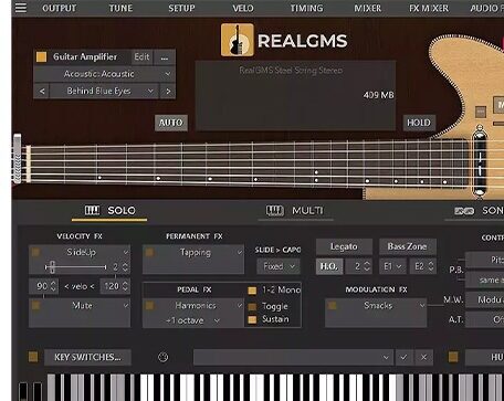 虚拟木吉他音源 MusicLab RealGMS v1.0.1 R2R Win
