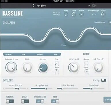 单声道复古合成器 AIR Music Technology Bassline v1.2.1.14