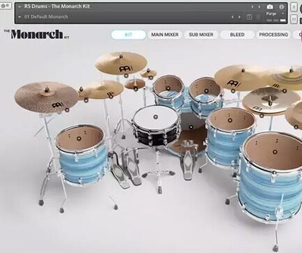 鼓组采样包 RS Drums The Monarch Kit TCI 适用于 Slate Trigger 2
