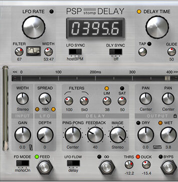 模拟磁带延迟效果 PSPaudioware PSP stompDelay v1.1.4 R2R Win