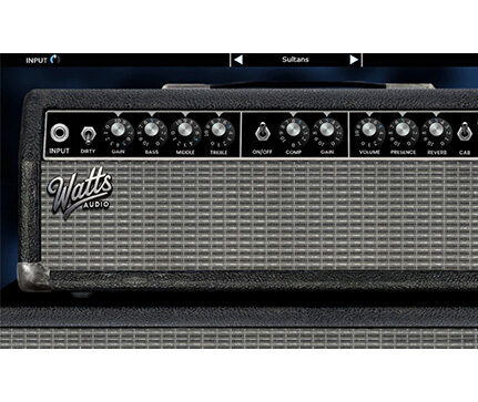 数字吉他音箱模拟插件 Watts Audio The Sultan Amp v1.2.0 Win