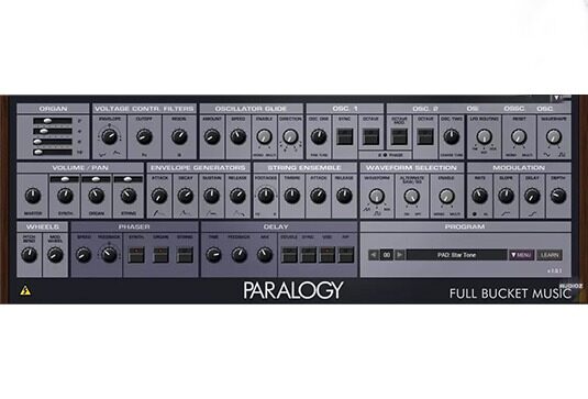 复音合成器插件 Full Bucket Music Paralogy v1.0.1