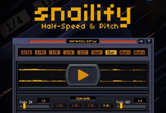 半速和时间伸缩效果器 ProducerSources Tonesil Snailify v1.0.0 MOCHA Win