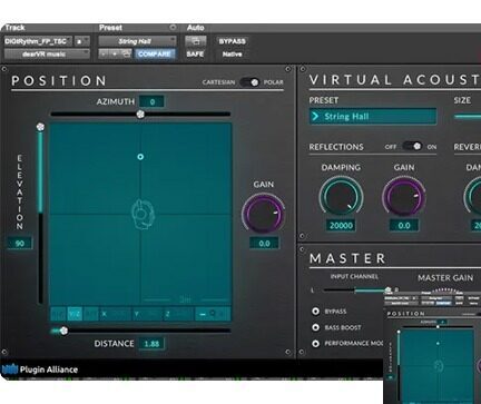 3D音频混音插件 Plugin Alliance Dear Reality dearVR music v1.4.1