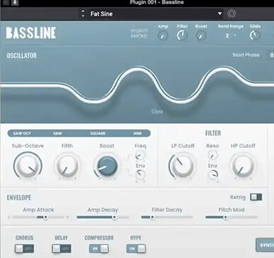 单声道复古合成器 AIR Music Technology Bassline v1.2.1.14