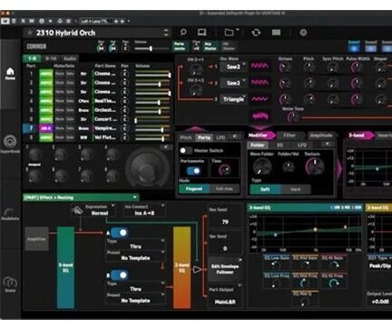 扩展软合成器插件 Yamaha Expanded Softsynth Plugin for MONTAGE M v3.0.1 VR