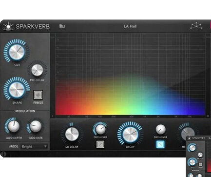 算法混响效果器 UVI SparkVerb v1.5.0 R2R Win