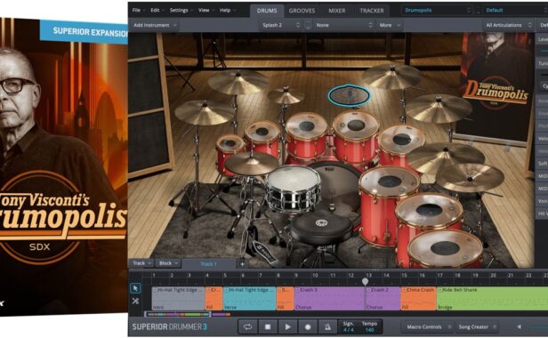 摇滚鼓组拓展 Toontrack Drumopolis SDX (SOUNDBANK)