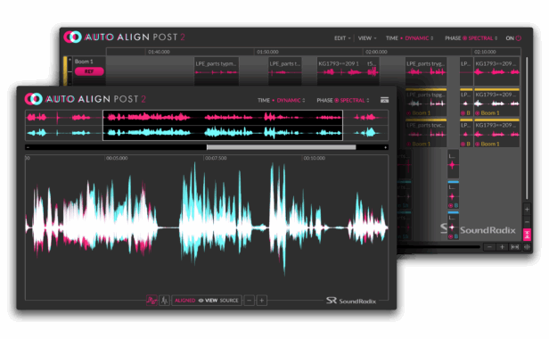 麦克风延迟同步相位校正 Sound Radix Auto-Align Post v2.0.1 Win