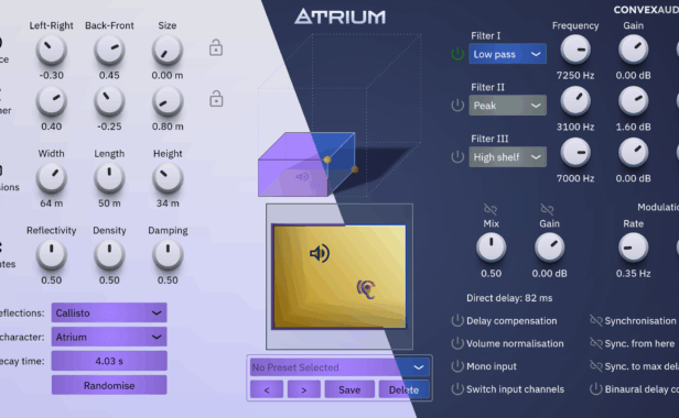 混响插件 Convex Audio Atrium v1.2.0 Win