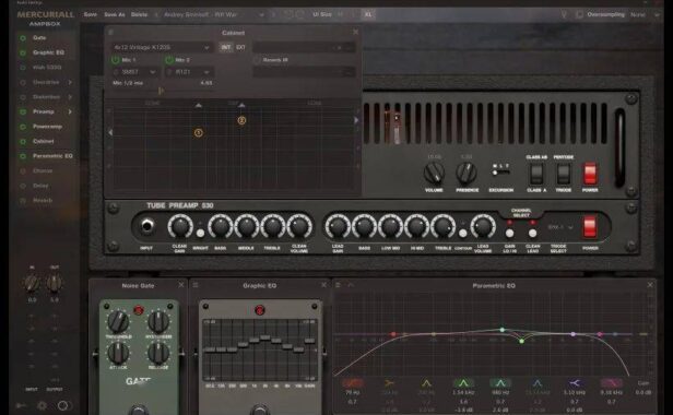 放大器建模插件 Mercuriall Ampbox v1.8.0 Win