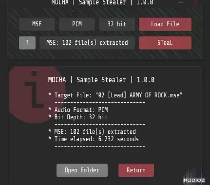 采样窃取器 MOCHA Sample Stealer v1.0.2 PUBLIC Win