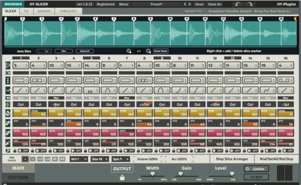 采样切片器和步进音序器 HY-Plugins HY-Slicer v1.4.2