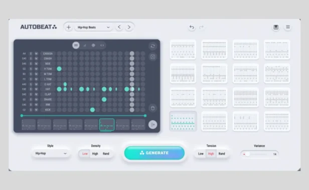 12轨MIDI节拍生成插件 Axart Labs AutoBeat v2.2.0 Win