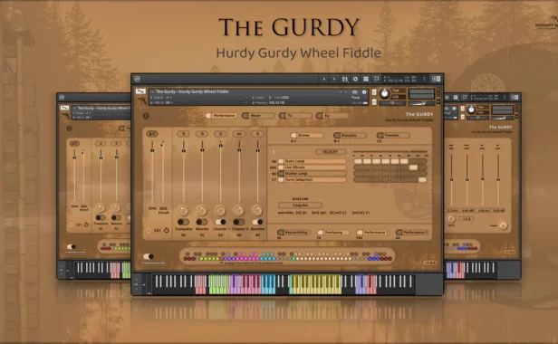 轮式提琴音源 Insanity Samples The GURDY v1.0.0