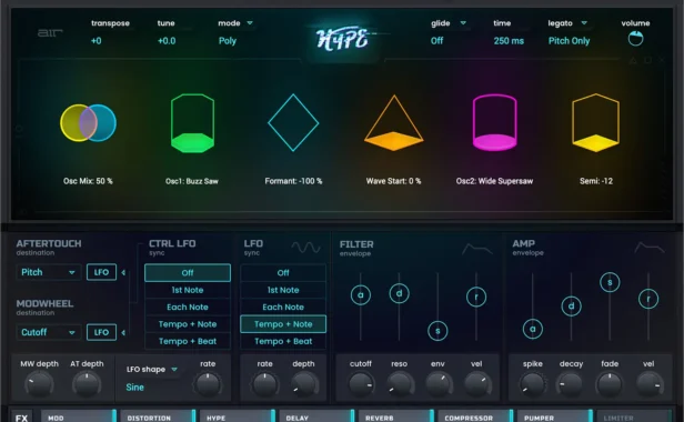 强大的合成器 AIR Music Technology Hype v1.2.1.14