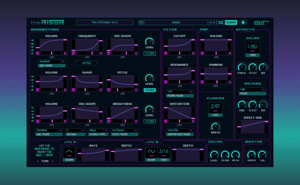 宏大震撼的过渡插件 AIR Music Technology theRiser v1.2.0