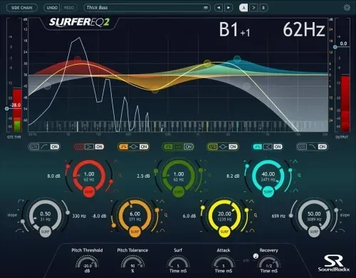 音高追踪均衡器 Sound Radix SurferEQ v2.1.2