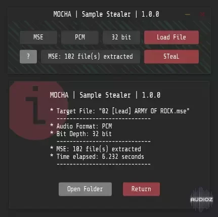 采样窃取器 MOCHA Sample Stealer v1.0.2 PUBLIC Win