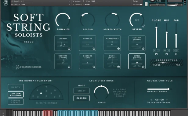 柔和弦乐独奏音源-Fracture Sounds Soft String Soloists v1.0.2