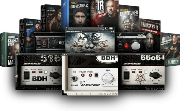 11个吉他贝斯效果器合集 Bogren Digital Plugins Collection v2025.2 （包含Ampknob BDH 66o6 Plus 5169 BDH III RevC MLC S_Zero 100 Trivium Lead Rhythm Bassknob Trivium STD IRDX Core）