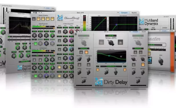 格莱美奖工程师综合混音套装 Metric Halo Production Bundle v2025.04 Mac （ChannelStrip Sonic EQ SuperGate Dirty Delay Character HaloVerb MH Precision De-Esser Transient Control Multi band extender Multi band dynamics Channel Strip Super Gate HaloVerb DeEsser）