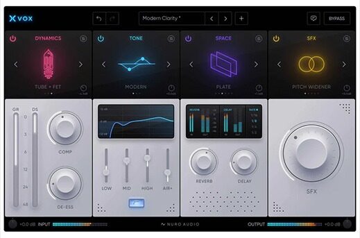 智能人声混音插件 Nuro Audio Xvox v1.1.2&v1.1.3