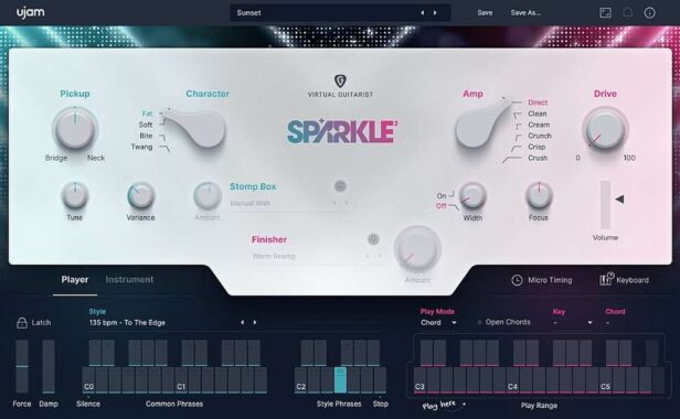 虚拟吉他手 UJAM Virtual Guitarist SPARKLE 2 v2.4.1 R2R Win