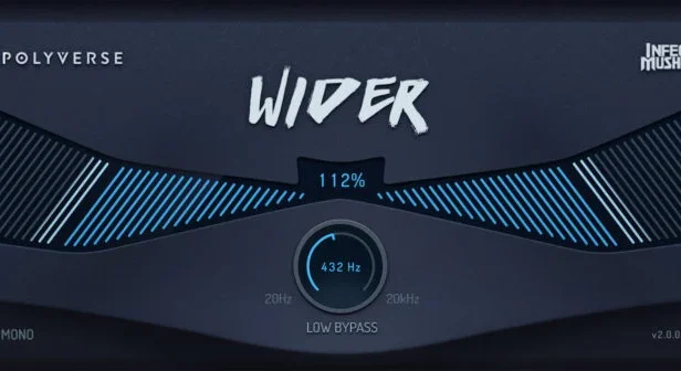 立体声声场宽度处理插件 Polyverse Music Wider 2 v2.0.0 （Wider2 ）