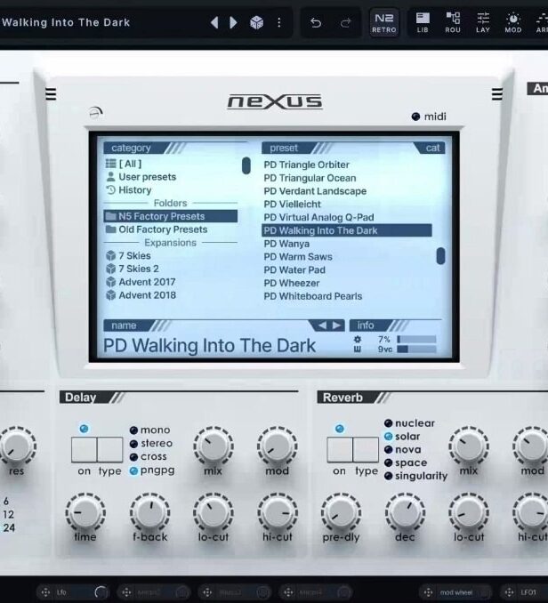 经典电子合成器 reFX Nexus 5 v5.2.2 V.R（包含原厂+拓展音色）