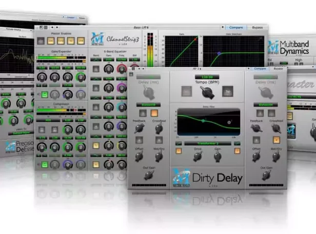 格莱美奖工程师综合混音套装 Metric Halo Production Bundle v2025.04 Mac （ChannelStrip Sonic EQ SuperGate Dirty Delay Character HaloVerb MH Precision De-Esser Transient Control Multi band extender Multi band dynamics Channel Strip Super Gate HaloVerb DeEsser）