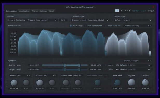 响度压缩器 APU Software APU Loudness Compressor v4.6.1