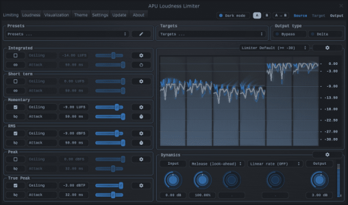 响度限制器 APU Software APU Loudness Limiter v4.6.1