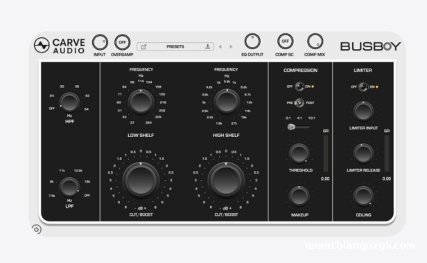 混音总线音色处理器 Carve Audio Busboy v1.0.11 U2B Mac