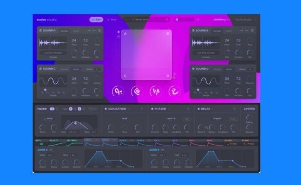采样合成器 Excite Audio Evolve Elastic v1.0.0