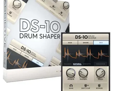 鼓瞬态整形效果器-XLN Audio DS-10 Drum Shaper v1.3.6.3 R2R Win