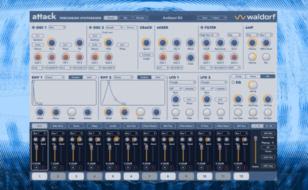 现代打击乐合成器 Waldorf Attack v3.0.1