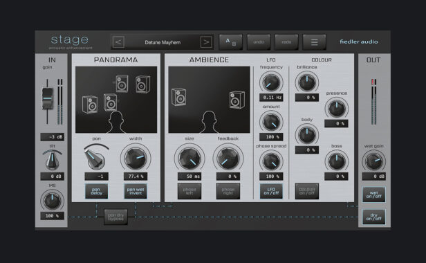 立体声增强插件 Fiedler Audio Stage v1.1.0